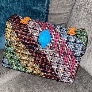 Kurt Geiger Kinsington tweed bag- medium